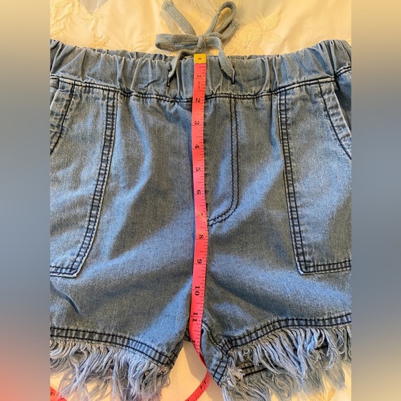 Nwot ”Jeans” Sz-L Moms Basic Cut-Offs Denim 4 Pocket Shorts-Cute & Comfy Cool - Picture 10 of 16